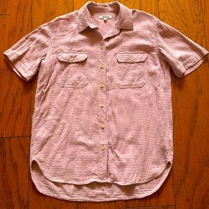 Perfect, never worn, XXS Madewell oversized button up shirt